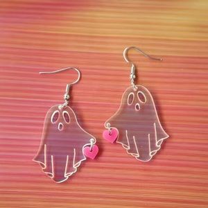 Ghost Halloween Spooky cute earrings